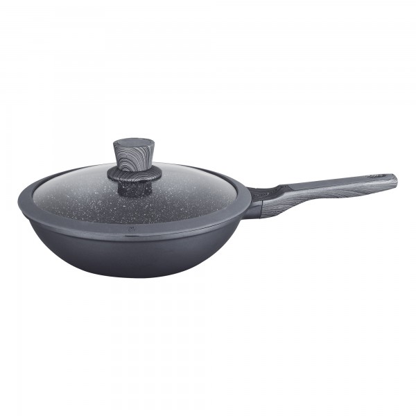 Wok al.fund. premium piedra 28 cm.