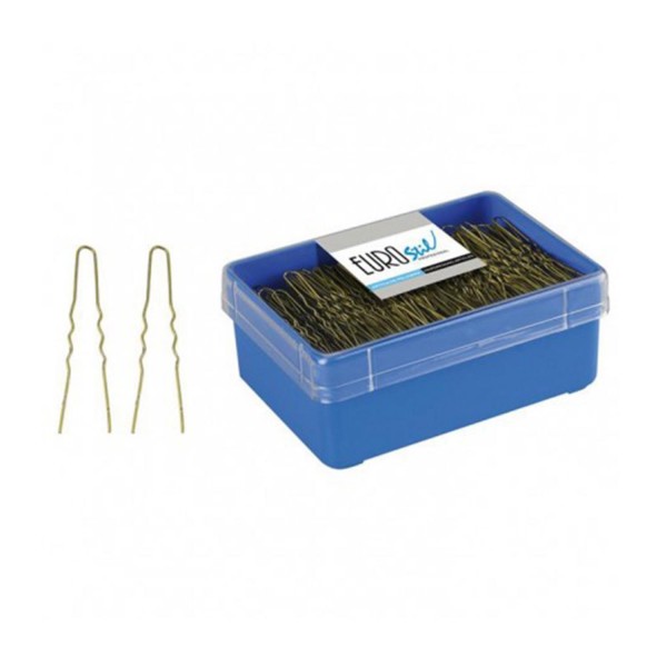 Eurostil cabello horquillas invisible bronze 400un