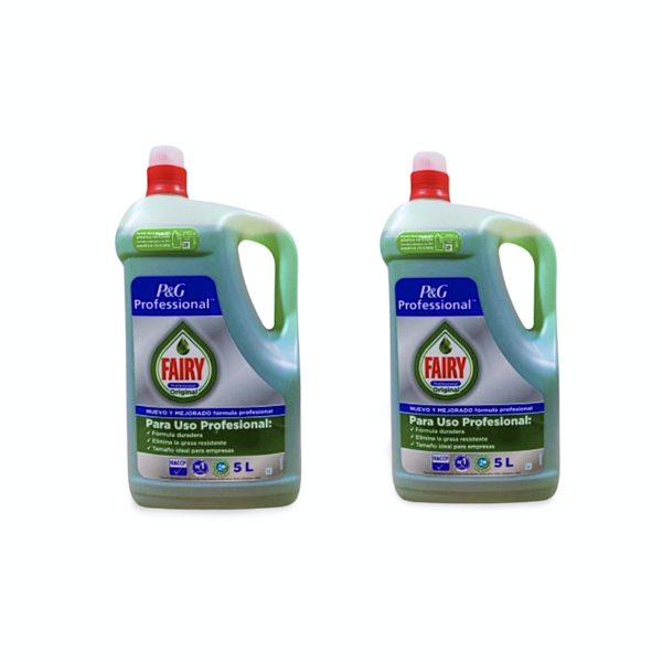 Fairy lavavajillas 5L (caja de 2 uds.)